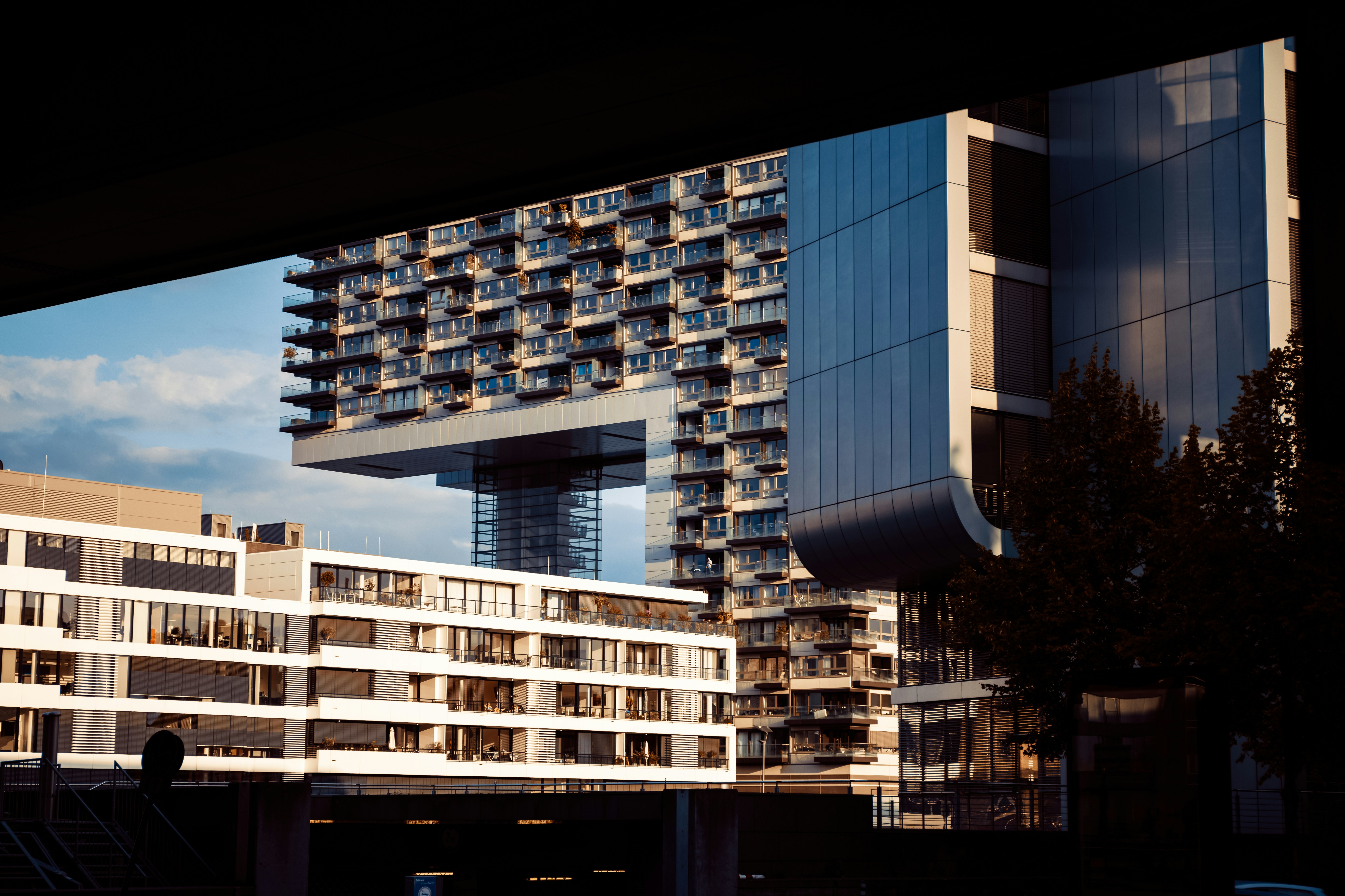 white and blue concrete building during daytime